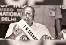 पहली बार चुनाव आयोग के दांत और पंजे दिखाए टी.एन. शेषन ने