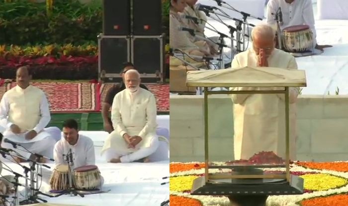 modiji at rajghat