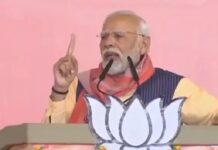 भाजपा की आंधी के आगे उखड़ गए कांग्रेस के तंबू : प्रधानमंत्री मोदी