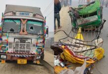 यूपी के शाहजहांपुर में बड़ा हादसा, ट्रक ने ऑटो को मारी टक्कर, 12 लोगों की मौत