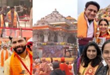 सचिन तेंदुलकर सहित कई खिलाड़ियों ने किए रामलला के दर्शन