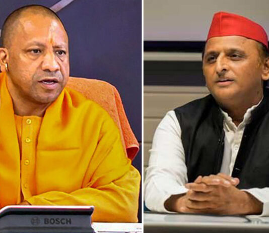 योगी ने सपा को पटक पटक कर धोया