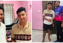 गांव पहुंचते ही वैभव सूर्यवंशी को देखने उमड़ी भीड़