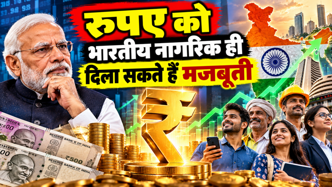 भारतीय नागरिकों से मजबूत रुपया