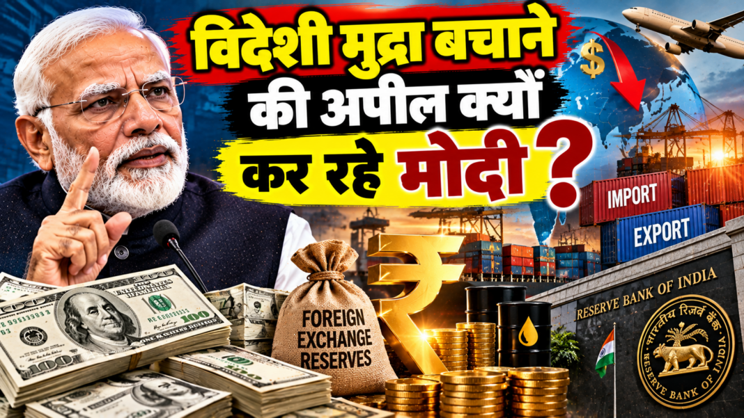 मोदी और विदेशी मुद्रा की अपील